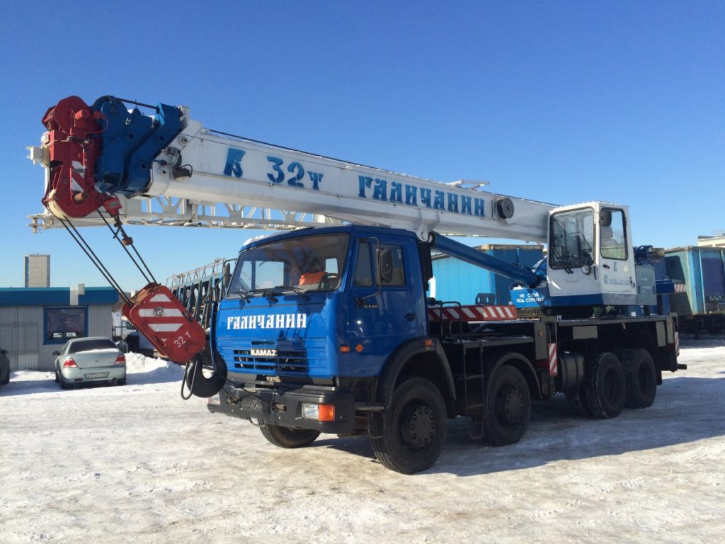 Автокран Галичанин КС-55729-1В 32 тонны