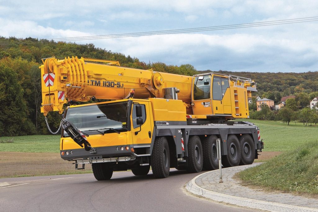 Автокран Liebherr LTM 1150 грузоподъёмностью 150 тонн