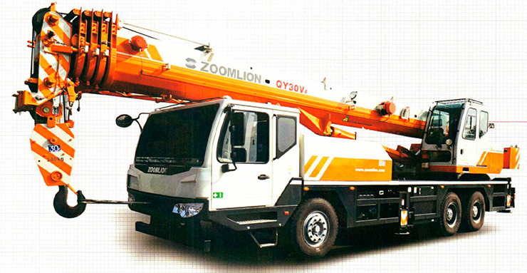 Автокран Zoomlion QY30V грузоподъёмностью 32 тонны