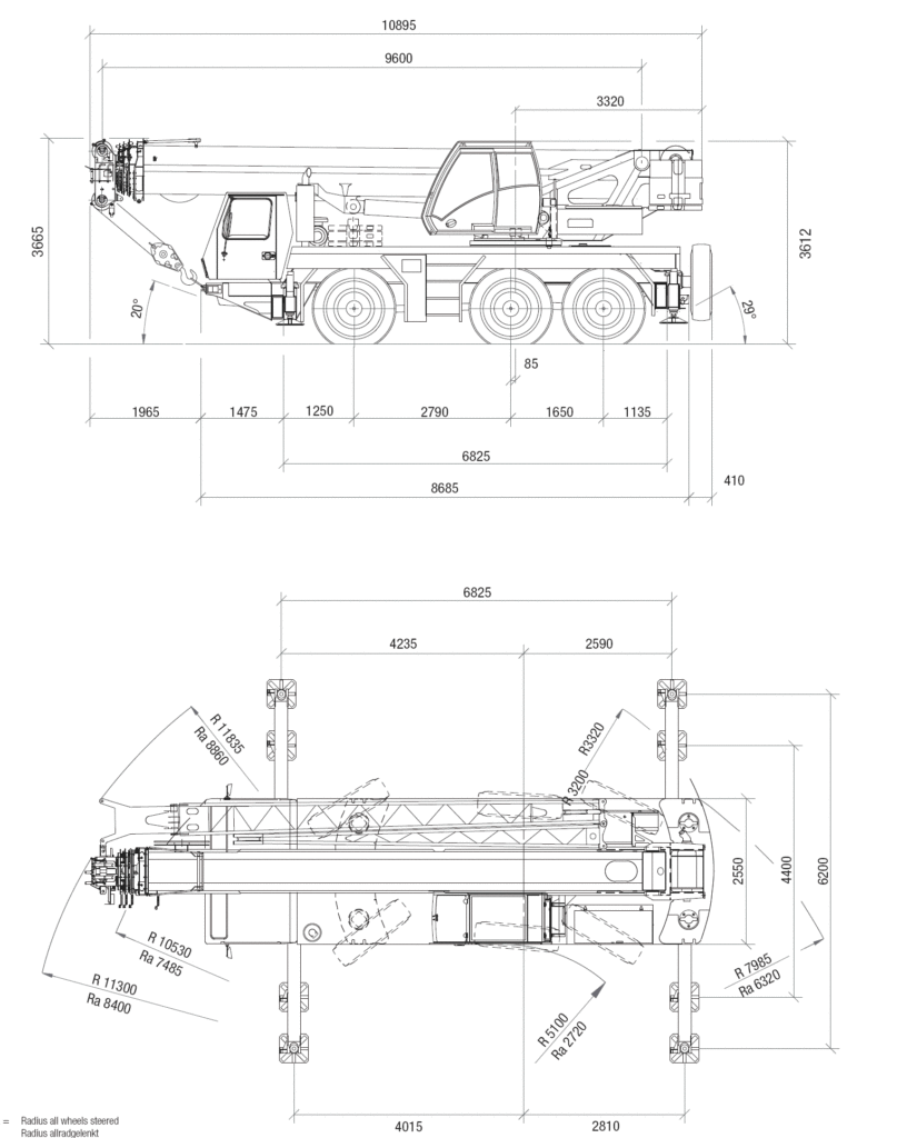 Автокран Grove GMK3050 грузоподъёмностью 50 тонн