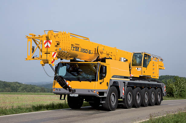 Автокран Liebherr LTM 1150-6.1 грузоподъёмностью 150 тонн