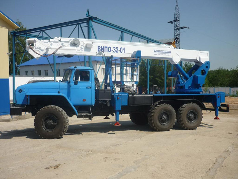 Автовышка ВИПО-32-01 НА БАЗЕ УРАЛ-4320 