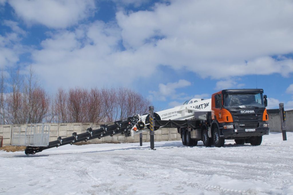 Автовышка АГП-75Т SCANIA