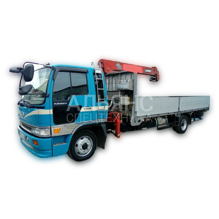 Манипулятор Hino Ranger UNIC грузоподъёмностью 5 тонн