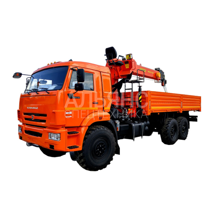 Манипулятор Камаз 43118 вездеход Fassi F 110А.0.22 грузоподъёмностью 7 тонн